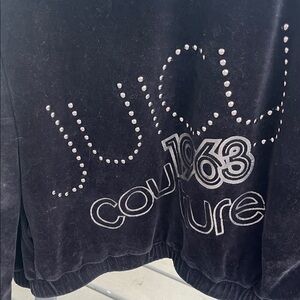 Juicy Couture Black Blazer with Silver Accents